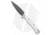 Daggerr Knives Vendetta Folding Knife, 5.00in, VG10, Dagger Blade, G-10, White/Black Handle, White/Black/Black Gray, 10.90 inch, BHQ-177007