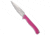 Daggerr Knives Vendetta Folding Knife, 5.00in, 8Cr14MoV, Dagger Blade, Pink Handle, Pink/Gray, 11.00 inch, BHQ-216704