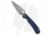 Daggerr Knives Zhalo Folding Knife, 3.875in, VG10, Spear Point Blade, G-10, Blue Handle, Blue/Gray, 8.625 inch, BHQ-195599