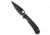 Daggerr Knives Zhalo Folding Knife, 3.875in, D2, Spear Point Blade, Carbon Fiber, G-10, Black/Blue Handle, Black/Blue/Black, 8.625 inch, BHQ-213365