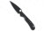 Daggerr Knives Daggerr Knives Zhalo Frame Lock Knife Black Steel 3.9" Black DLC, Black, D2, adult, BHQ-218803