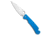 Daggerr Knives Zhalo Folding Knife, 3.875in, D2, Spear Point Blade, G-10, Blue Handle, Blue/Gray, 8.625 inch, BHQ-117744