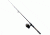 Daiwa D-Shock Spinning Combo, 8lb Test Mono, 6ft, Medium Light, 2 Pieces, 1BB, DSK20-B/F602ML-8C
