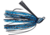 Daiwa Evergreen Grass Ripper Swim Jig, 1/4, 4 Hook, Black Blue, GR-14-06