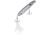 Daiwa Evergreen SB Topwater Bait Lure, 3in, 11/32 oz, Flash Silver Shad, SB-77.7-379