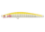 Daiwa Salt Pro Bullet Minnow Lure, 6in, 2 1/8oz, Yellow Pearl, DSPMB15FS30