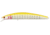 Daiwa Salt Pro Sinking Minnow Lure, 6in, 1 1/4oz, Yellow Pearl, DSPM15S30