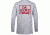Dakine Classic Brush L-S, GREY HEATHER / RED, M, 10001311-ET/-M