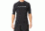 Heavy Duty Short Sleeve Rashgaurd - Mens -Black-Large