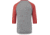 Dakine Walker 3-4 Baseball Tee, INDIE RED, M, 10001612-IIEE-M