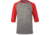Dakine Walker 3-4 Baseball Tee, INDIE RED, M, 10001612-IIEE-M