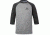 Dakine Well Rounded 3-4 Raglan Tech T, HEATHER DARK GREY, L, 10001866--L