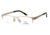 Dakota Smith DS-3006 SEDS 300600 Eyeglass Frames - B - Matte Gold SEDS 3006005335 GO