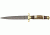 Damascus Commando Dagger Fixed Knife DM1031