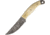 Damascus Fixed Blade Skinner Fixed Blade Knife, 3.75in, Damascus Steel, Natural Smooth Bone Handle, DM1071