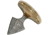 Damascus Push Dagger Fixed Blade Knife, 2in, Damascus Steel, Standard Edge, Stag Handle, DM1119