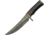 Damascus Damascus Wood Bowie Knife, 7.5 Damascus steel blade, Exotic wood handle with red and brass spacers, DM-1241