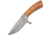 Damascus Fixed Blade Burnt Bone, DM1424BO