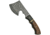 Damascus Hatchet, Overall 9.25in, Blade Damascus Steel L Standard Edge, Other Info 3in Axe Head With 3.25in Cutting Edge, Burl Wood Handle, DM1140