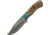 Damascus Hunter Rams Horn Knife, DM1273