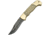 Damascus Lockback Bone Folding Knife, 3.25in Damascus Steel Clip Point Blade, White Smooth Bone, DM-1162BO