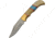 Damascus Lockback Bone/Turquoise