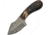Damascus Skinner Damascus Stag Knife, 2.75 Damascus steel blade, Jigged wood and stag handle with red pakkawood acc, DM-1229
