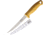 Danco 11in Fillet Knife, 11in Overall, 6in Satin Stainless Fillet Blade, Yellow Plastic Handle, ST-3201-6