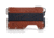 Dango Products D02 Dapper Wallets, Nickel Plated Whiskey Brown, DGO-D02-WB