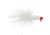 Danielson Crappie Jig 1/32oz Red/White, JGC132RWW