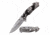 Dark Side Blades DS-A064GY Spring Assisted Knife, 3.25in, 3CR13 Stainless Steel, Drop Point, Steel Blade, Aluminum Handle, Gray/Black, DS-A064GY