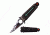 Dark Side Blades Folding Blade, 3.25in, Stainless Steel Blade, Abs Translucent Black Handle DS-A041GN