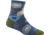 Darn Tough Floral Shorty Sock - Womens, Denim, Small, 1665-DENIM-S-DARN