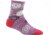 Darn Tough Floral Shorty Sock - Womens, Violet, Small, 1665-VIOLET-S-DARN