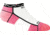 Darn Tough Run/Bike No-Show Mountain Top Sock - Women's-Hot Pink-Medium