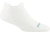 Darn Tough Run Coolmax No Show Tab Ultra-Lightweight w/ Cushion Running Sock - Womens, White, Medium, 1052-WHITE-M-DARN