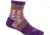 Darn Tough Swirl Print Shorty Light Sock - Women's-Purple-Medium