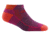 Darn Tough Hiker No Show Lightweight with Cushion Socks - Women's, Plum Heather, Medium, 1961-PLUM-HEATHER-M-DARN