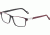 Davidoff 91056 Single Vision Prescription Eyeglasses, Red Black Frame, 91056-4201SV