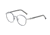 Davidoff 93069 Progressive Prescription Eyeglasses, Grey Blue Ruthenium Frame, 93069-4200PR