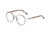 Davidoff 93069 Progressive Prescription Eyeglasses, Rhodium Frame, 93069-6500PR