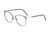 Davidoff 95134 Eyeglass Frame,Rhodium Frame, 95134-6500