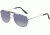 Davidoff 97345 Single Vision Prescription Sunglasses, Anthracite On Silver Frame, Polarized, 97345-650SV