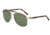 Davidoff 97352 Sunglasses,Brown Havana/Gold Frame,Green Polarized Lens, 97352-1020