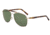 Davidoff 97352 Sunglasses,Brown Havana/Gold Frame,Green Polarized Lens, 97352-1020