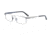 Davidoff 93033 Bifocal Prescription Eyeglasses - Grey Frame and Clear Lens 93033-549BI