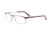 Davidoff 93033 Bifocal Prescription Eyeglasses - Red Frame and Clear Lens 93033-550BI