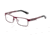 Davidoff 93041 Bifocal Prescription Eyeglasses - Red Frame and Clear Lens 93041-210BI
