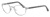 Davidoff No. 95101 Eyeglasses - Grey Frame and Clear Lens 95101-568