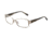 Davidoff No. 95503 Eyeglasses - Gold Frame and Clear Lens 95503-600